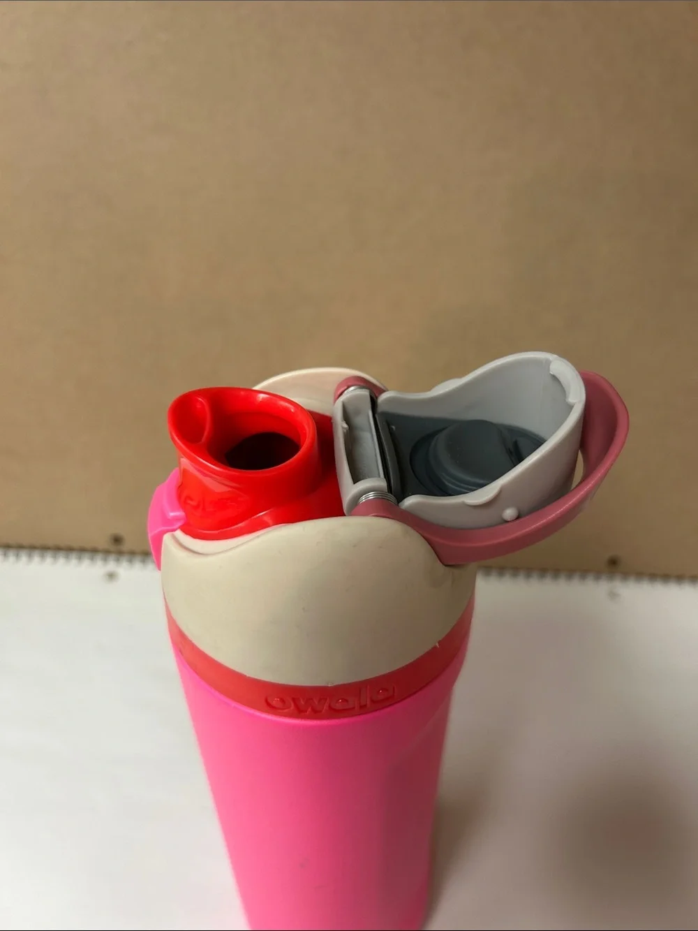 Owala Hot Pink Insulated Bottle with Carry Handle
